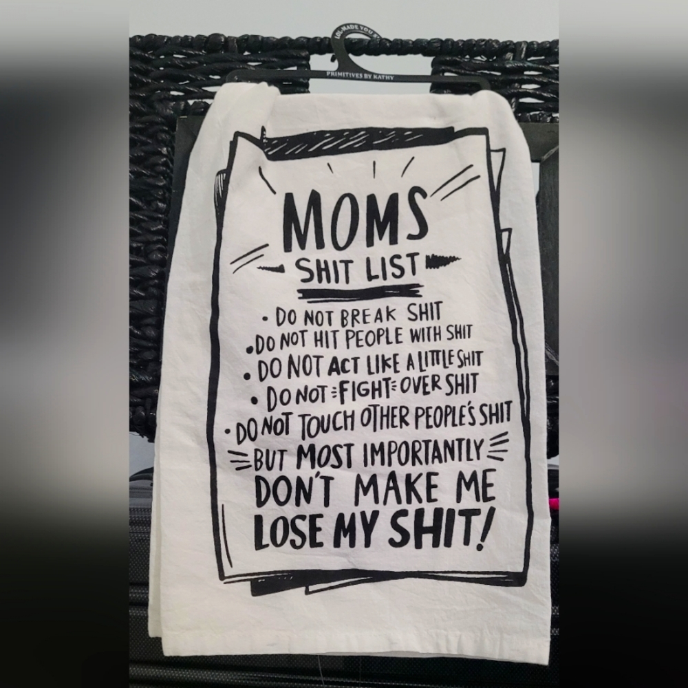 Inscribed Kitchen Towel